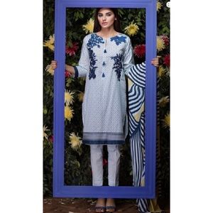 Pakistani Indian Lawn Shalwar Kameez